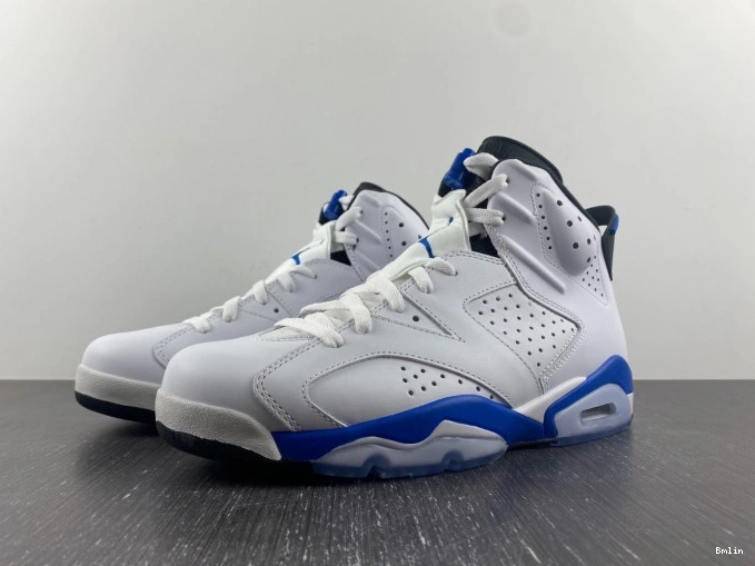 Bmlin Shoes (2014) Retro 384664-107 Air Blue Sport 6 Jordan 0810